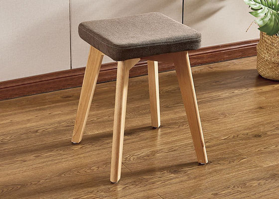 Обитая табуретка шлихты Footrest современная, серая табуретка бархата для таблицы шлихты